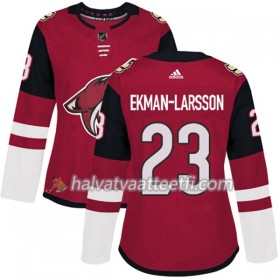 Naisten NHL Arizona Coyotes Pelipaita Oliver Ekman-Larsson 23 Adidas 2017-2018 Maroon Authentic